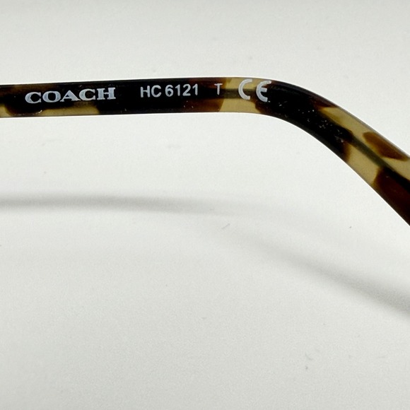 Coach HC 6121 Eyeglasses Grey Green Tortoise Cat Eye Frames 5518 55-17-140 22129 - Picture 6 of 7